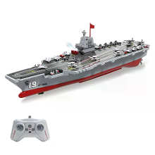 JJRC S27 2.4G Afstandsbediening Vliegdekschip met Water Spray Functie DIY Montage RC Boot Voertuig Modellen RTR voor Kin