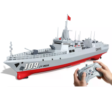 JJRC S28 RTR 2.4G RC Boot Destroyer Majestueuze Oorlogsschip Silhoutte Zeilen Simulatie Realistische Schip Water Spray T