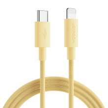 JOYROOM PD 20W Type C naar ik p Kabel Nylon Gevlochten Snel Opladen Datatransmissie Koperen Kern Lijn 1M/2M Lang Voor ik