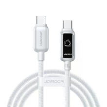 Joyroom S A55 100W Type C naar Type C Kabel Ondersteunt AI Kracht Off Snelladen Gegevensoverdracht Verzinkt Koper Kernli