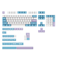 JSJT 138 Keys Fruit Yogurt PBT Keycap Set XDA Profile Sublimation Keycaps for Mechanical Keyboards