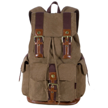 Kaukko Vintage Casual Canvas Mountaineering Backpack Outdoor Travel Bag