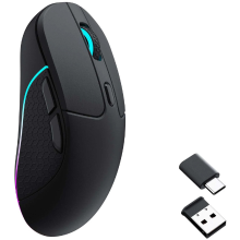 Keychron M3 A1 Wireless Mouse muis 100   26.000 DPI, Bluetooth 5.1 | 2.4 Ghz | USB type C kabel