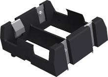 Keystone 1097p Batterijhouder 2 18350 Doorsteekmontage Tht (l X B X H) 45 X 40 X 15 Mm