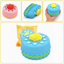 Kiibru Squishy Jumbo Rose Cake Slow Rising Original Packaging Collection Gift Decor Toy