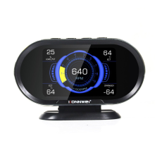 KONNWEI KW206 HUD OBD2 auto diagnostische scanner On Board Computer Gauge DTC Engine Code Reader Voltage Test LCD scherm