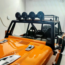 KOOTAI Bagagerek met Licht Voor MJX 1/12 H12Y RC Auto Reserveonderdelen Modellen Accessoires