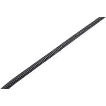 KSS PAO 07 Beschermslang (ribbelslang) Zwart 6 mm per meter