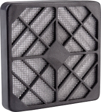 Kunststof Ventilatorroosters Met Filter Wallair Zwart