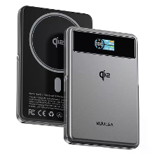 KUULAA KL YD92 15W 10000mAh Magnetische Draadloze Powerbank met TFT Slim Display Externe Batterij Voedingsbron met 1 Ing