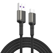 KUULAA XL X33 M 3A USB A naar micro USB kabel Snel opladen Datatransmissie Vertind koperen kernlijn 1M/2M lang voor Huaw