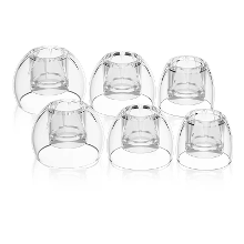 KZ LS01 Oordopjes Crystal Clear Vloeibare Siliconen Oordoppen S/M/L Maat 3 Paar Hoog Comfortabele Zachte Oordopjes