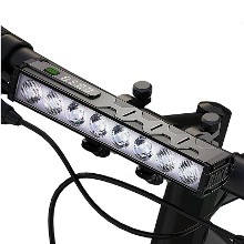 LAOTIE B08 8 LEDs Fietsverlichting 5000 lm Helderheid 500m Afstand IP65 Waterdicht Type C Oplaadbare Batterij Digitale W