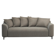 Leen Bakker   Bank Elsa 3zits Eden Taupe   Banken   Taupe   Stof