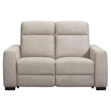 Leen Bakker   Bank James Verstelbaar 2zits Zilver   Banken   Grijs   Lederlook Polyester