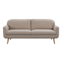 Leen Bakker   Bank Lilly 3zits Beige   Banken   Beige   Stof
