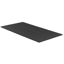 Leen Bakker   Bureaublad Zit/sta Bureau Homeworx Zwart 160x80cm   Bureaus   Zwart   Melamine   Homeworx