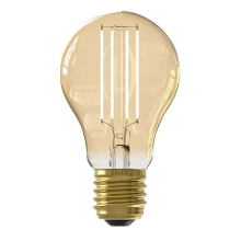 Leen Bakker   Calex Smart Ledstandaardlamp Goudkleurig 7w   Slimme   Goudkleurig   Glas   Calex