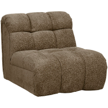 Leen Bakker   Draaifauteuil Beau Raven   Fauteuils   Bruin   Stof