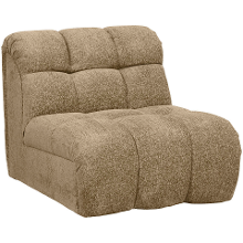 Leen Bakker   Draaifauteuil Beau Raven Taupe   Fauteuils   Taupe   Stof