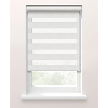Leen Bakker   Fenstr Duo Rolgordijn Marseille Lichtdoorlatend Fossiel   25021   Duo   Beige   Polyester   Fenstr