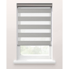 Leen Bakker   Fenstr Duo Rolgordijn Trim Lichtdoorlatend   20067   Duo   Grijs   Polyester   Fenstr