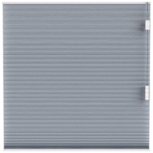 Leen Bakker   Fenstr Plisségordijn Brisbane Dubbel 25mm Lichtdoorlatend Blauw   35805   Plisségordijnen   Blauw   Polyester   Fenstr