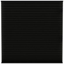 Leen Bakker   Fenstr Plisségordijn Chicago Dubbel 25mm Lichtdoorlatend Zwart   15019   Plisségordijnen   Zwart   Polyester   Fenstr