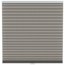 Leen Bakker   Fenstr Plisségordijn Chicago Dubbel 45mm Lichtdoorlatend Taupe   30024   Plisségordijnen   Taupe   Polyester   Fenstr