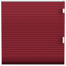 Leen Bakker   Fenstr Plisségordijn Montreal Dubbel 25mm Lichtdoorlatend Bordeaux Rood 65601   Plisségordijnen   Rood   Polyester   Fenstr