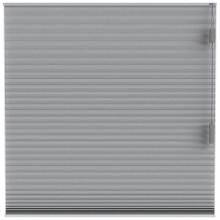Leen Bakker   Fenstr Plisségordijn Toronto Dubbel 25mm Lichtdoorlatend Donker   20514   Plisségordijnen   Grijs   Polyester   Fenstr