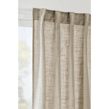 Leen Bakker   Gordijn Dante Taupe 140x280cm   1 Stuk   Gordijnen   Taupe   Polyester