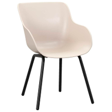 Leen Bakker   Hartman Kuipstoel Amaya   /aluminium   Zand   Kunststof   Beige   50x55x85 Cm