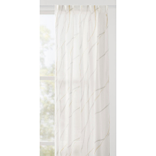 Leen Bakker   Inbetween Raf Crème   Gordijnen   Crème   Polyester