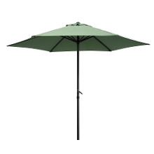 Leen Bakker   Parasol Blanca   Ø250 Cm   Polyester   Groen