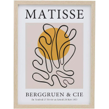 Leen Bakker   Poster Matisse Mdf/glas 40x30cm   Woondecoratie   Mdf Glas