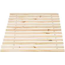 Leen Bakker   Rolbodem Bravo 13 Latten 90x200cm   Lattenbodems   Beige   Hout   Bravo