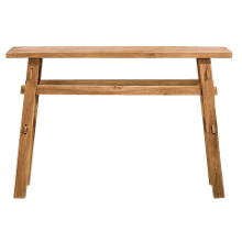 Leen Bakker   Sidetable Viktor Naturel 80x120x30cm   Sidetables   Bruin   Hout