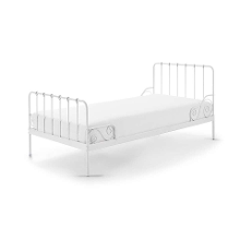 Leen Bakker   Vipack Bed Alice Wit 90x200cm   Bedden   Wit   Metaal   Vipack
