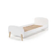 Leen Bakker   Vipack Bed Kiddy Wit 72,5x95x205,5cm   Bedden   Wit   Mdf   Vipack