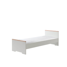Leen Bakker   Vipack Bed Londen Wit 90x200cm   Bedden   Wit   Spaanplaat   Vipack