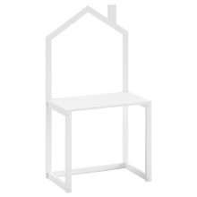 Leen Bakker   Vipack Kinderbureau Dallas   151x60x81 Cm   Grenenhout   Wit   80.5X50x150.6 Cm
