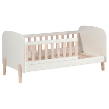 Leen Bakker   Vipack Peuterbed Kiddy   68x77x148 Cm   Grenenhout/MDF   Wit