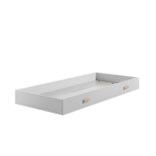 Leen Bakker   Vipack Rolbed Kiddy Wit 194x94x20cm   Bedden   Wit   Mdf Grenenhout   Vipack
