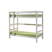 Leen Bakker   Vipack Stapelbed Pino Wit 209,4x105,4x182cm   Bedden   Wit   Grenenhout   Vipack