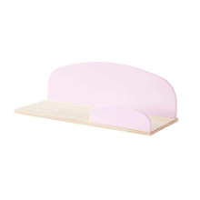 Leen Bakker   Vipack Wandplank Kiddy Oud Roze 65cm   Wandopbergers   Roze   Mdf   Vipack