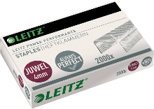 Leitz 56400000 Type nietje: JUWEL 4 mm Nietjes 2000 stuk(s) Nietcapaciteit: 12 vel (80 g/m²)