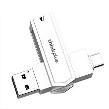 Lenovo ThinkPlus TPCU301plus Type C USB3.0 Flash Drive Dubbele Metalen Poort 360° Rotatie Warmtebestendigheid OTG A+ Chi