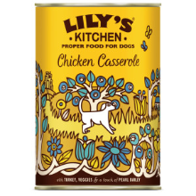 Lily's Kitchen Casserole kip met kalkoen natvoer hond 1 tray (6 x 400 g)