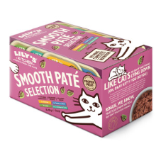 Lily's Kitchen Paté kip, lam, kalkoen met eend, kip met wild natvoer kat 32 x 85 g